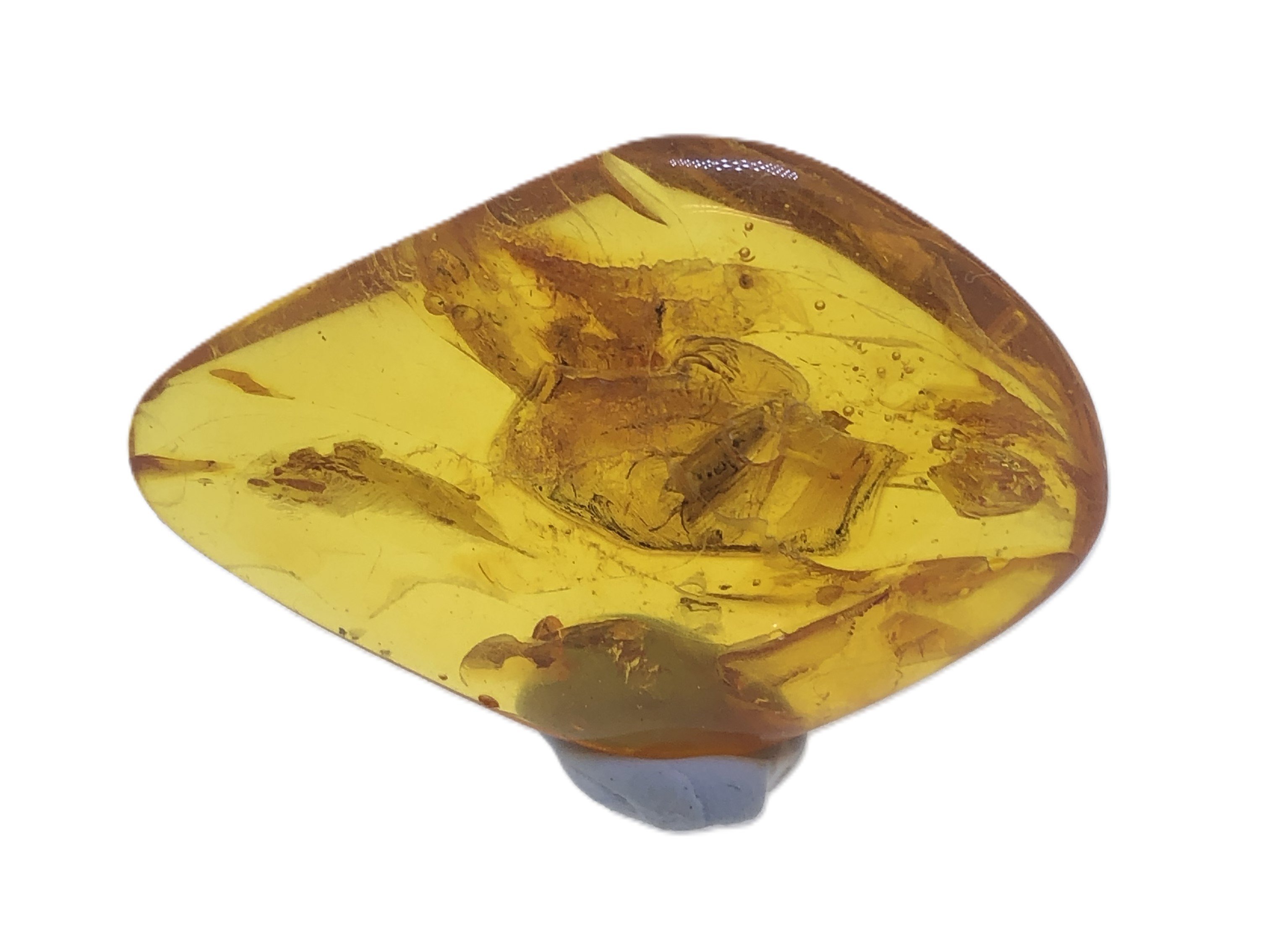 Amber.