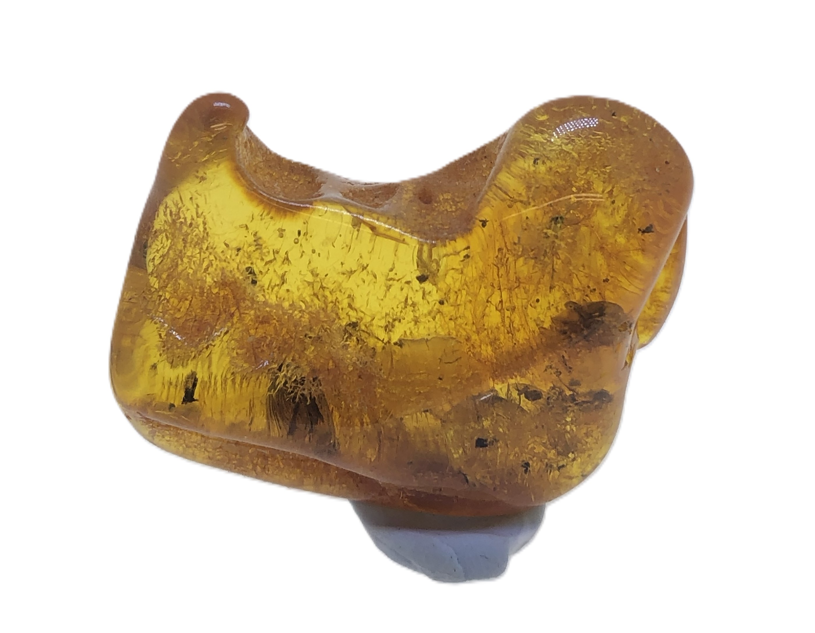 Amber.
