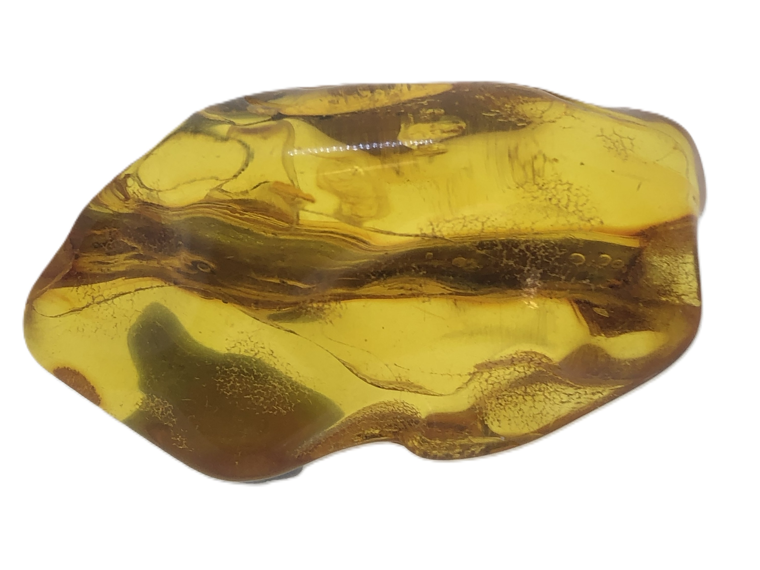Amber.