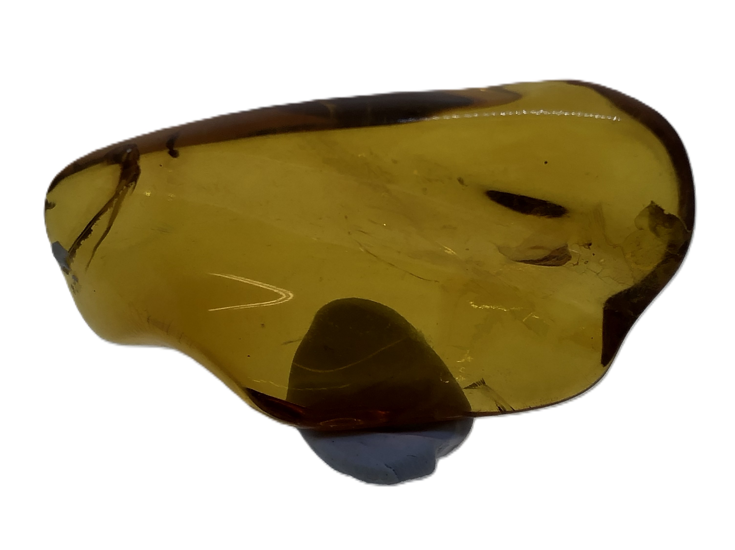 Amber.